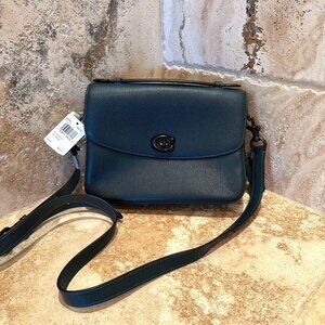 Coach "Cassie" - Crossbody / Top Handle - Pine Green - Pebbled Leather (68348)